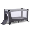 Кровать-манеж Kinderkraft Leody Grey (KCLEOD00GRY0000)