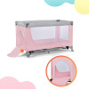 Кровать-манеж с пеленатором Kinderkraft Leody Pink (KCLEOD00PNK00AC)