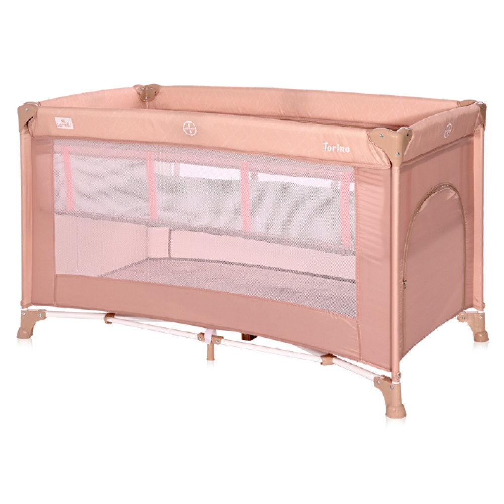 Ліжко-манеж Lorelli Torino 2L Misty Rose