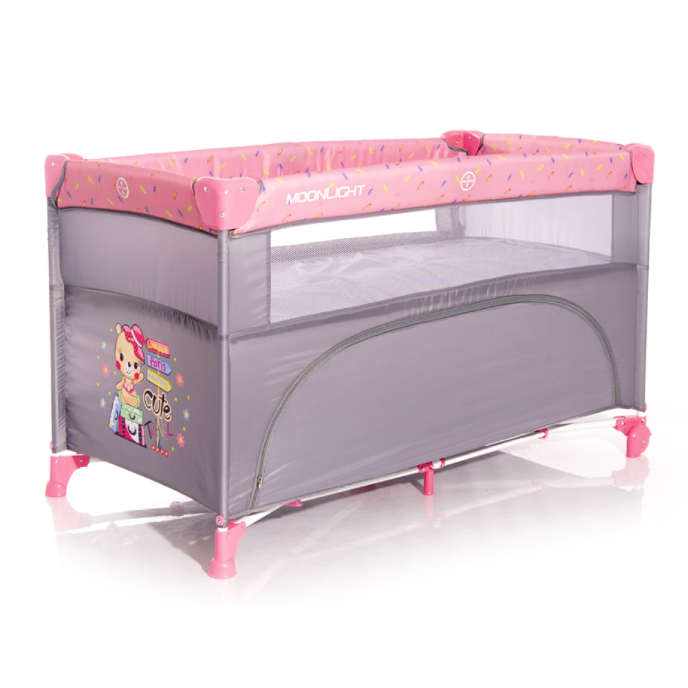 Кровать-манеж Lorelli UP and DOWN Pink Travelling Кровать-манеж Lorelli UP and DOWN Pink Travelling
