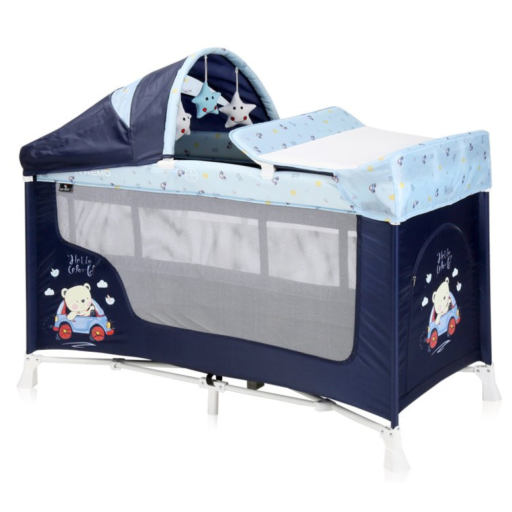 Манеж Lorelli San Remo 2L Plus Blue Bear