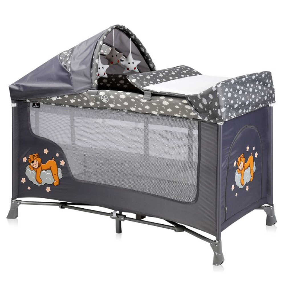 Манеж Lorelli San Remo 2L Plus Grey Clouds