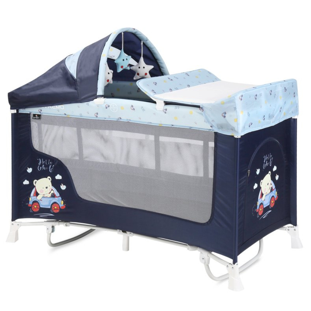 Манеж Lorelli San Remo Rocker 2L Blue Bear