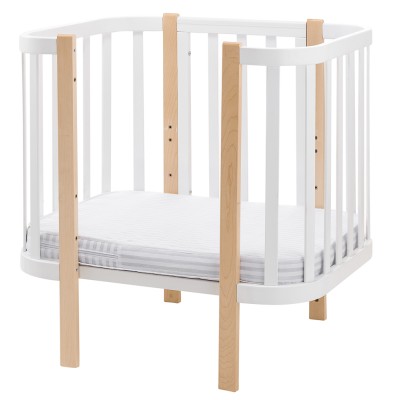 Детский овальный матрас Babyroom Oval-80 OK-5 кокос 5 слоев  белый
