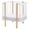 Детский овальный матрас Babyroom Oval OKPK-80 (кокос, поролон, кокос) 11см белый