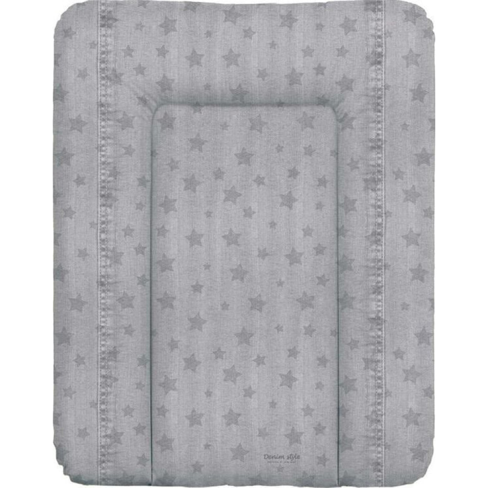 Пеленальный матрас Twins Ceba 50х70 Denim Style Stars Grey (W-143-119-588)