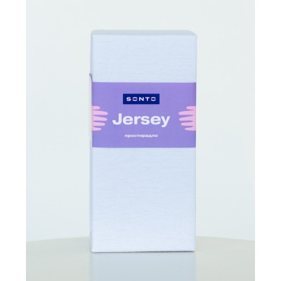 Простирадло Sonto Jersey Білий