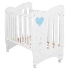 Дитяче ліжко Micuna Wonderful White Blue 120x60
