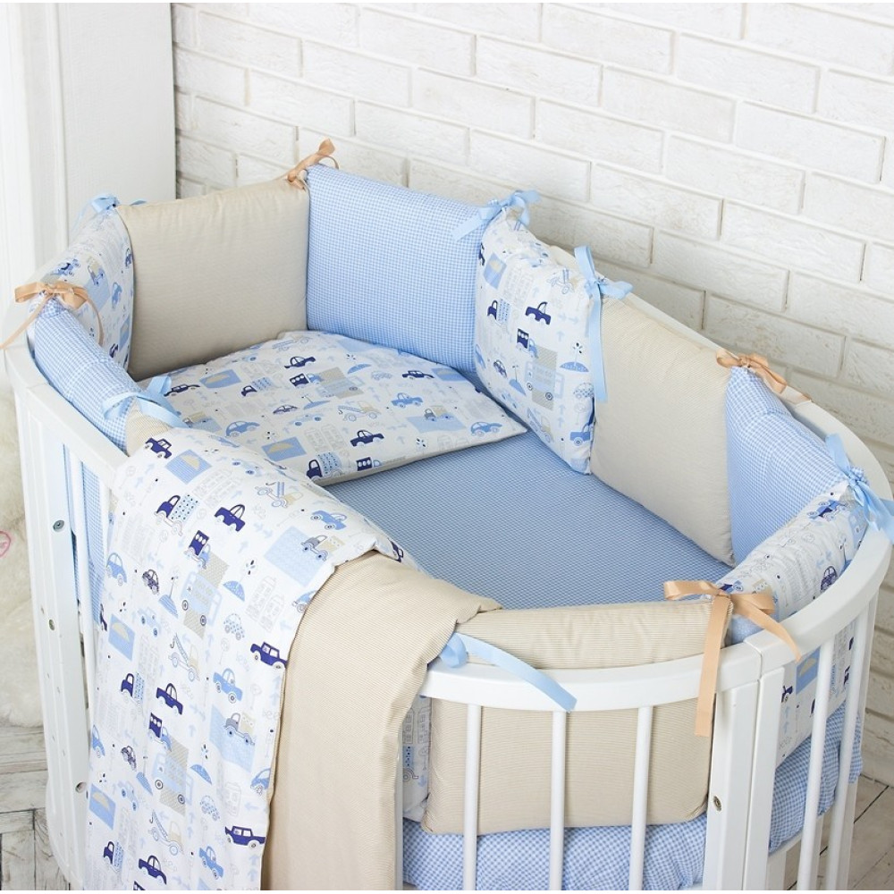 Постільний комплект Маленька Соня Baby Desing Premium City 6 предметів