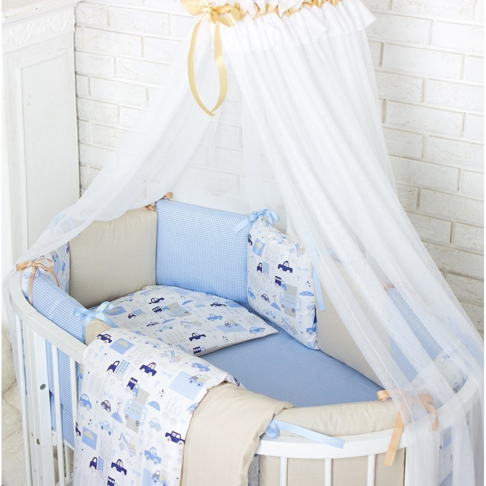 Постільний комплект Маленька Соня Baby Desing Premium City 6 предметів