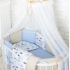 Постільний комплект Маленька Соня Baby Desing Premium City 6 предметів