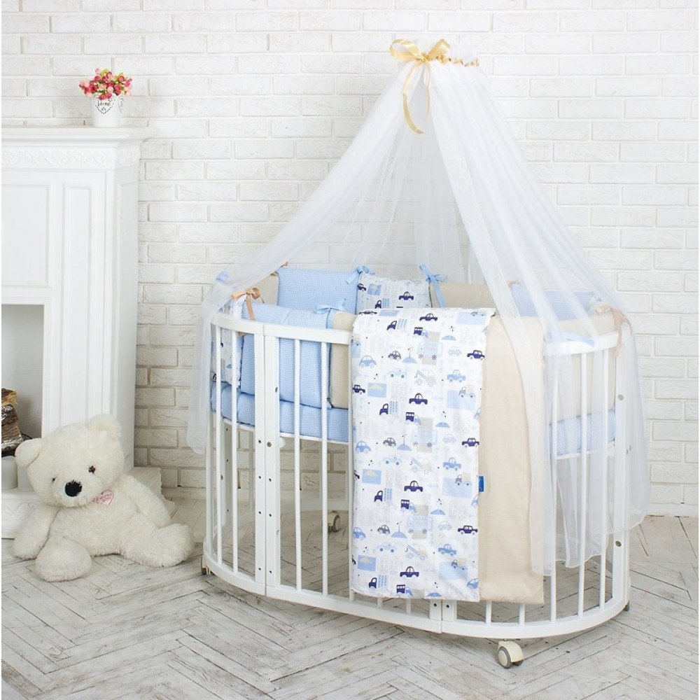 Постільний комплект Маленька Соня Baby Desing Premium City 6 предметів