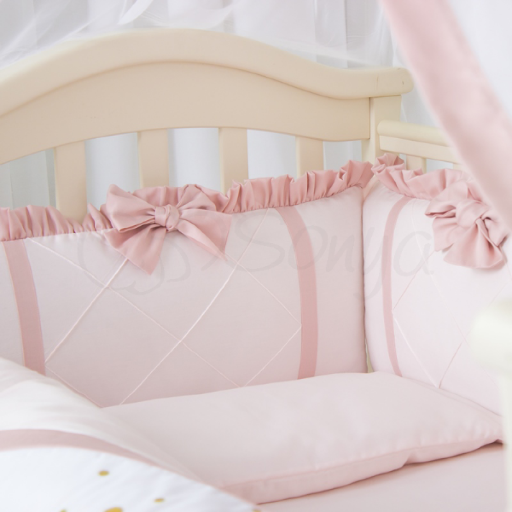 Постельный комплект Маленькая Соня Flamingo Пудра 7 предметов