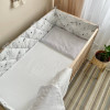 Постельный комплект Маленькая Соня Baby Dream Коты в облаках серые 6 предметов (0203419)
