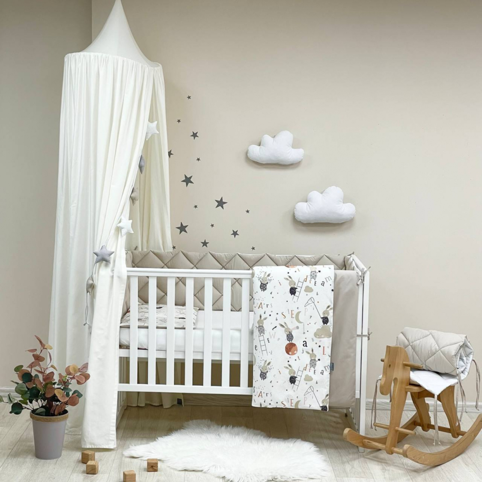 Постельный комплект Маленькая Соня Baby Mix для новорожденных в
