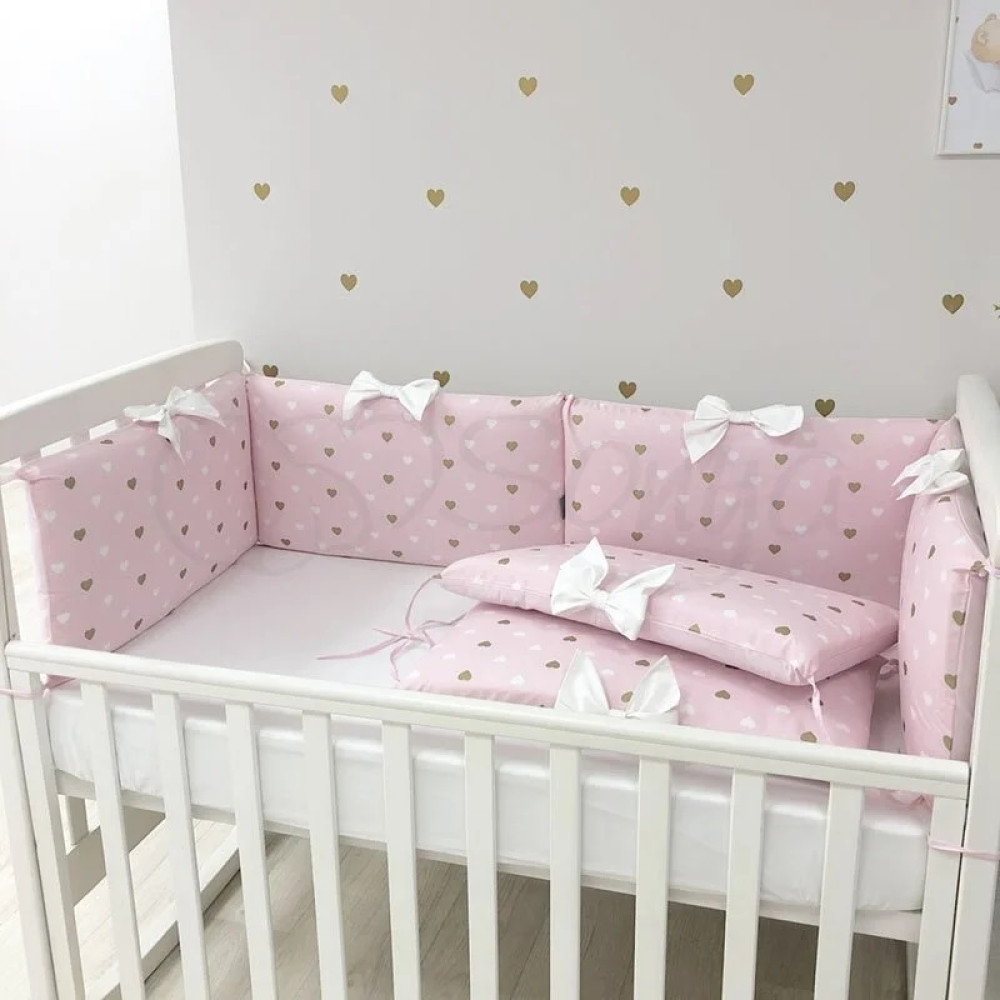 Постільний комплект Маленька Соня Happy Baby рожевий 6 предметів (025009)