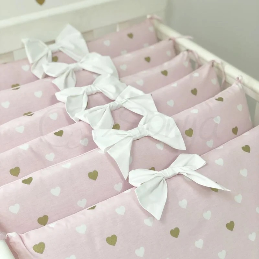 Постільний комплект Маленька Соня Happy Baby рожевий 6 предметів (025009)