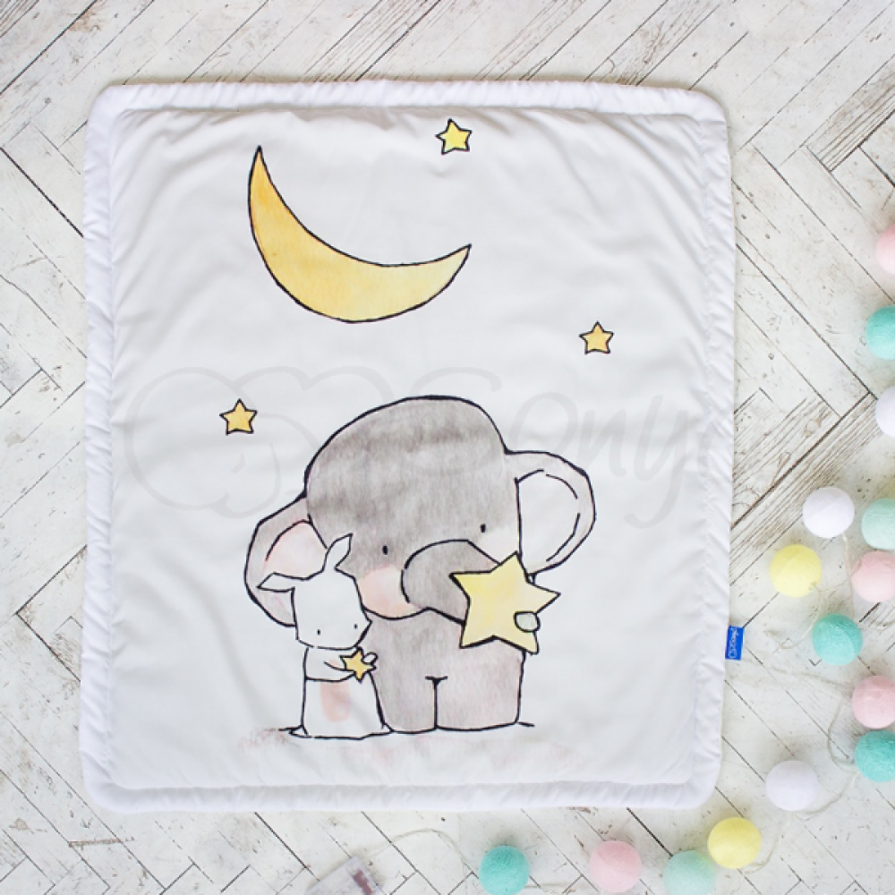 Плед-конверт Маленькая Соня Арт дизайн Слоник с зайкой