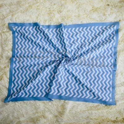 Плед Маленькая Соня Зигзаг голубой