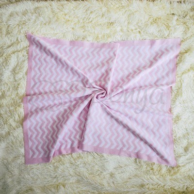 Плед Маленькая Соня Зигзаг пудровый