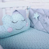 Постельный комплект Маленькая Соня Stich 6 предметов мята