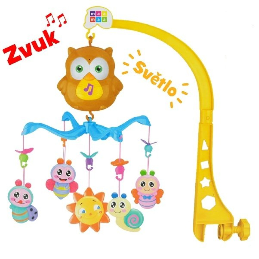Музыкальная каруселька на кроватку Nature musical mobile (602-22-25)