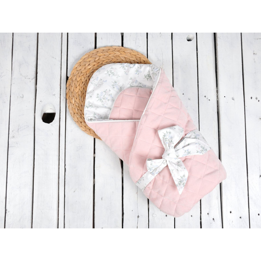 Велюровый конверт-одеяло MagBaby Tessera розовый (100960)