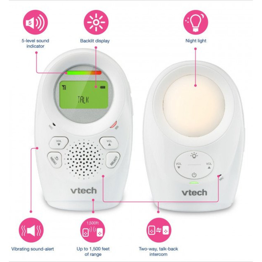 Цифровая двусторонняя радионяня Vtech DM1211 Цифровая двусторонняя радионяня Vtech DM1211