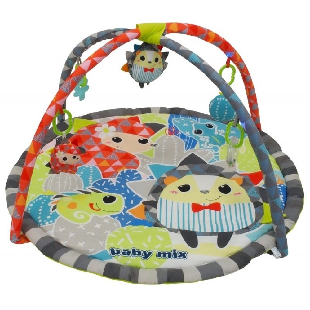 Развивающий коврик Baby Mix TK/3451CL-EU00 Ежик и мышонок с музыкой и подсветкой