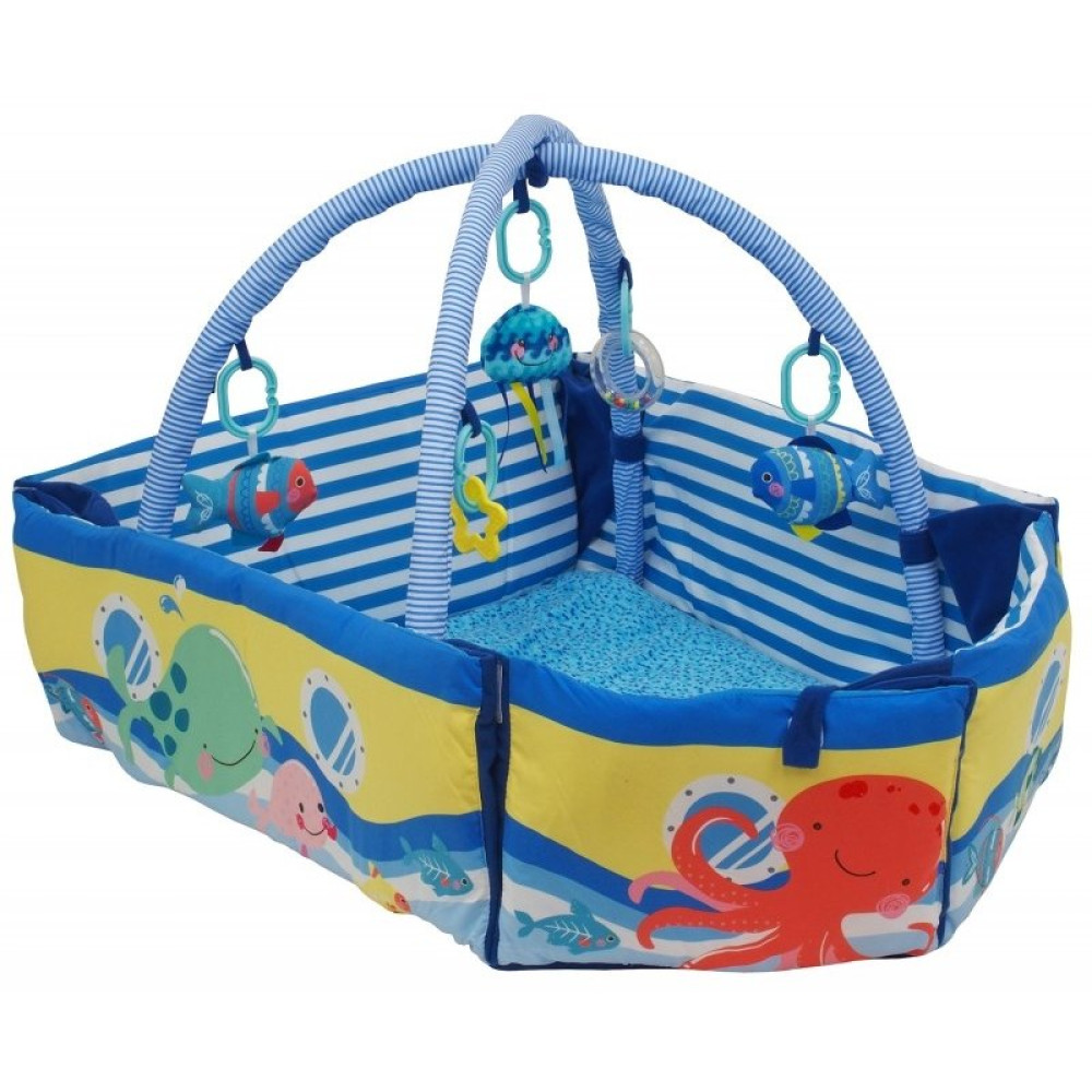 Розвиваючий килимок Baby Mix TK/3462C-EU00 Човен з бортиками
