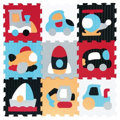 Детский коврик-пазл Baby Great Живой транспорт (GB-M2005)