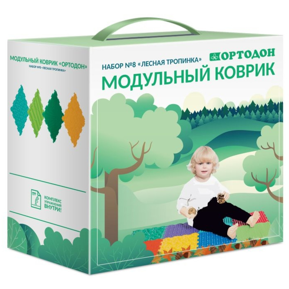 Модульний килимок Ортодон набір №8 Лісова стежка