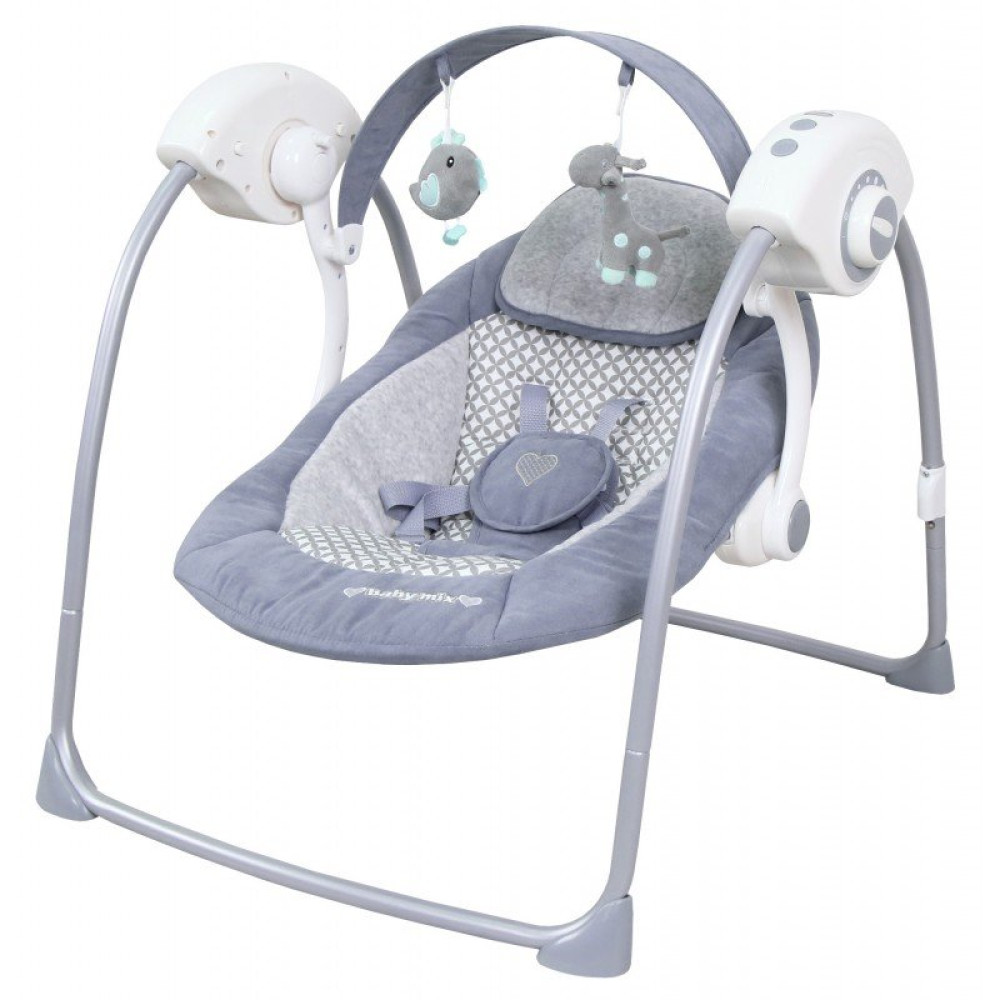 Детское кресло-качалка Baby Mix TY-019D grey