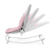 Шезлонг-качалка Kinderkraft Felio 2020 Peony Rose (KKBFELOPNK000N)