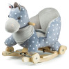 Конячка-гойдалка з коліщатками Kinderkraft Gray (KKZKONIGRY0000)