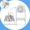 Kinderkraft Calmee - шезлонг-качалка • Grey (KBCALM00GRY0000)