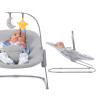 Kinderkraft Calmee - шезлонг-качалка • Grey (KBCALM00GRY0000)