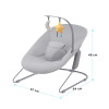 Kinderkraft Calmee - шезлонг-качалка • Grey (KBCALM00GRY0000)