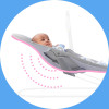 Kinderkraft Calmee - шезлонг-качалка • Grey (KBCALM00GRY0000)