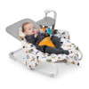 Kinderkraft Felio 2 - шезлонг-качалка с успокаивающими звуками, вибрацией и игрушками • Forest Yellow (KBFELI20YEL0000)
