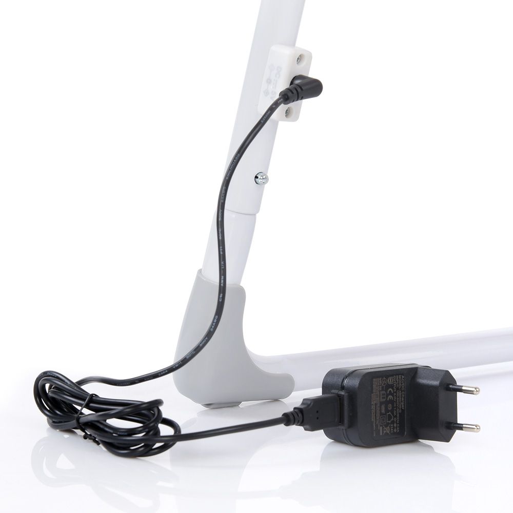 El Camino Airy ME 1047L - электронные качели для новорожденного (питание от сети, от батареек АА, пульт ДУ, таймер, дуга с игрушками) • Beige Leaves