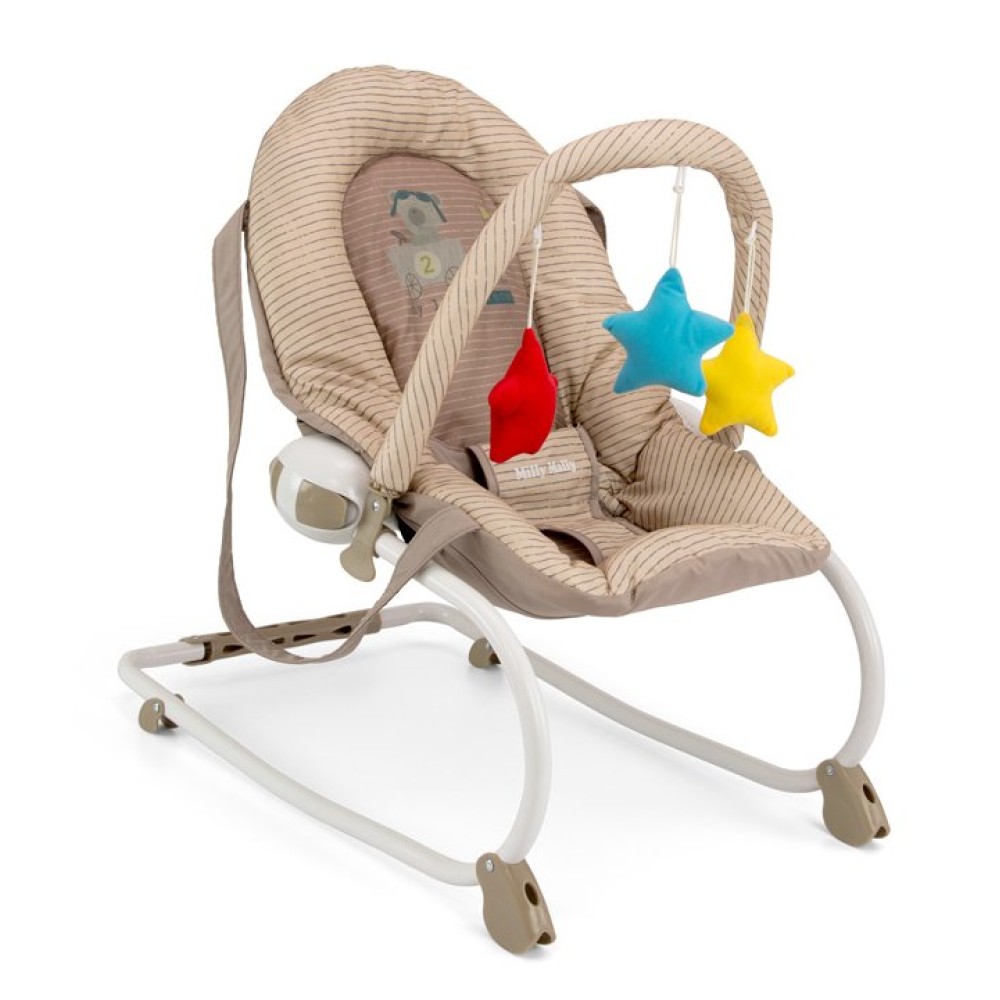 Шезлонг Milly Mally Rocker Khaki Safari