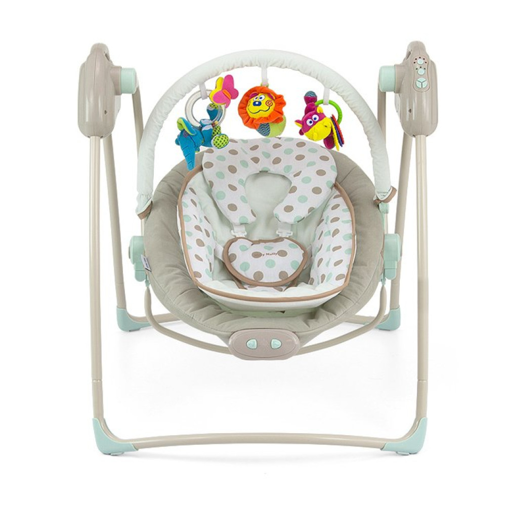 Крісло-гойдалка Milly Mally Swing Sweet Dreams Beige Dot