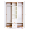 Veres New York | Верес Нью Йорк 1200 - шафа (120 см), ДСП • Natural White | Біло-буковий