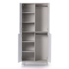 Veres Manhattan | Верес Манхеттен 850 - дитяча шафа (85x47x182.5 см) • White Grey | Біло-сірий