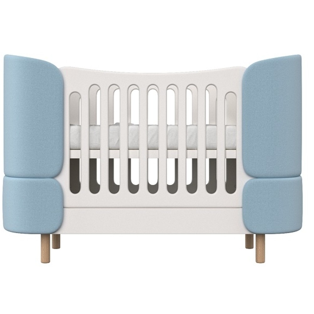 Кроватка Мама Уложила Soft голубая