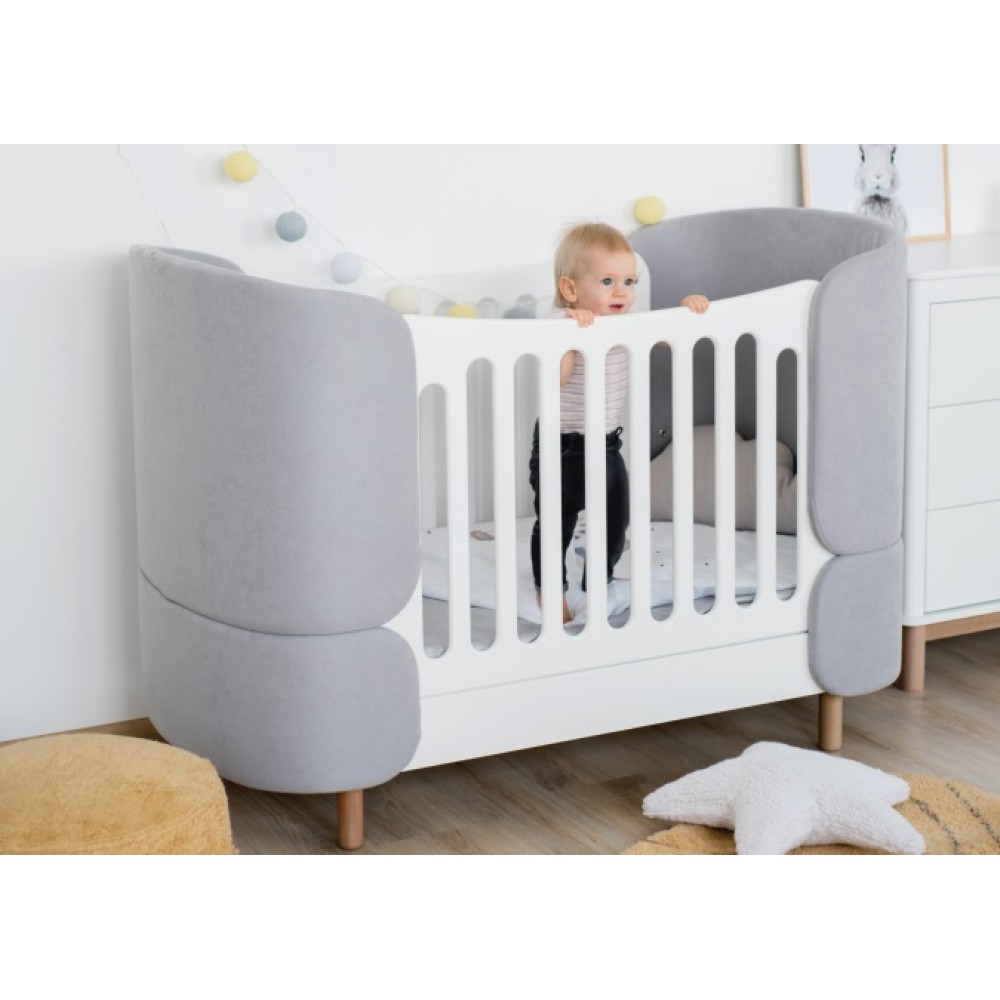 Ліжечко Мама вколихала Soft cерая