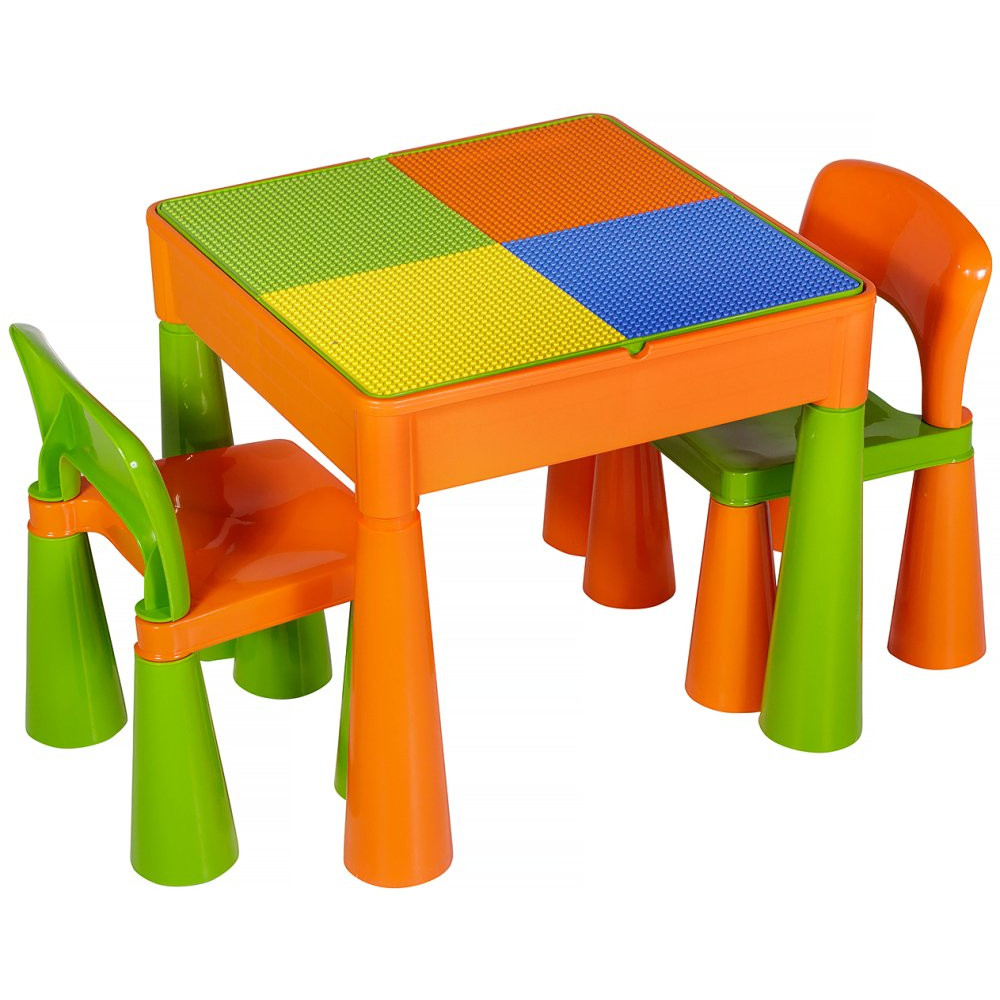 Комплект cтол и 2 стульчика Tega Mamut 899UN orange-green