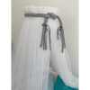 Декор косичка Twins Air велюр, grey (7001-DK-10)