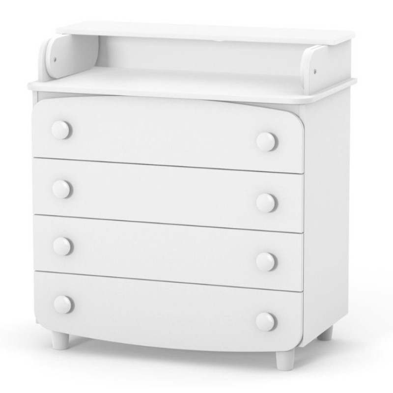Veres | Верес 900 - комод-пеленатор (90 см), ДСП • White | Белый